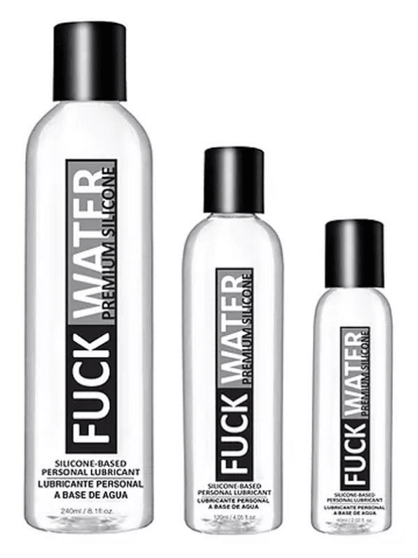 silicone or water based lubricant FUCK WATER SILICONE LUBE 2oz