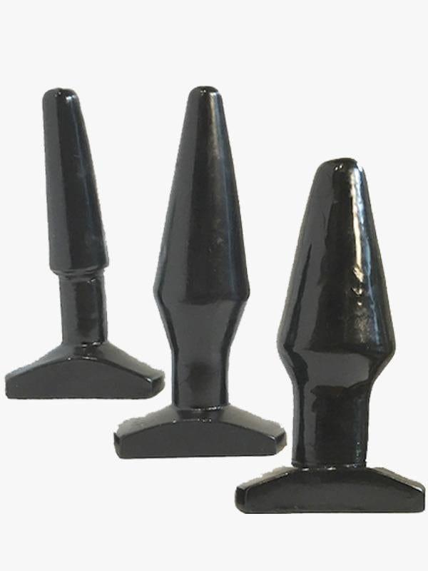 ANAL TRAINER KIT: 3 CLASSIC BUTT PLUGS - FullKit.com ANAL TRAINER KIT: 3 CLASSIC BUTT PLUGS - FullKit.com